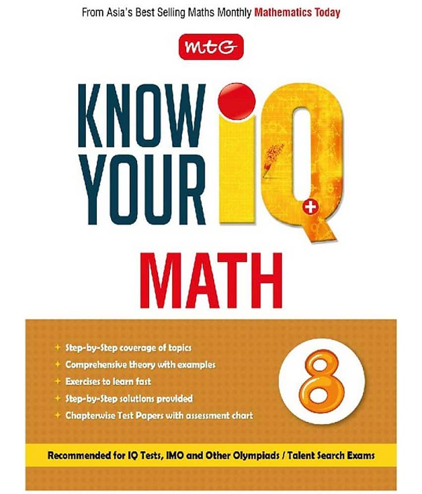 Know your IQ Maths Class-8 - Stationery | Buy online on ZillyBuy