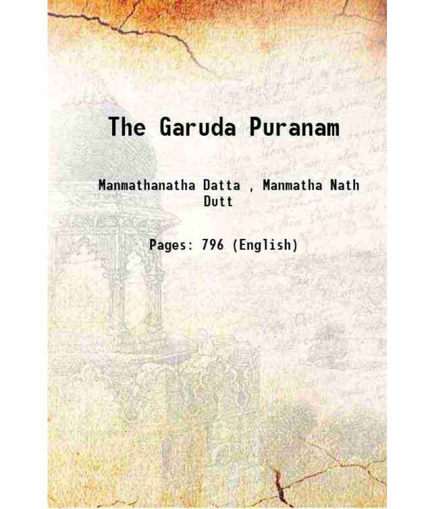 The Garuda Puranam 1908 The Garuda Puranam 1908