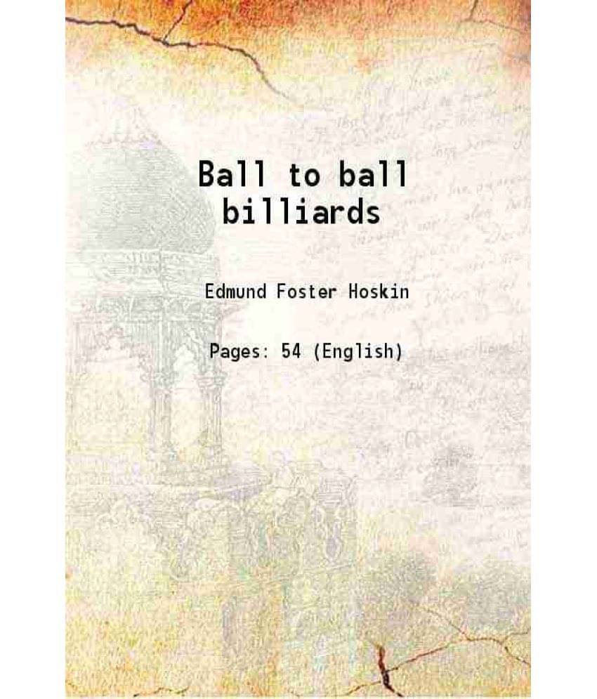 Ball To Ball Billiards 1911 Ball To Ball Billiards 1911