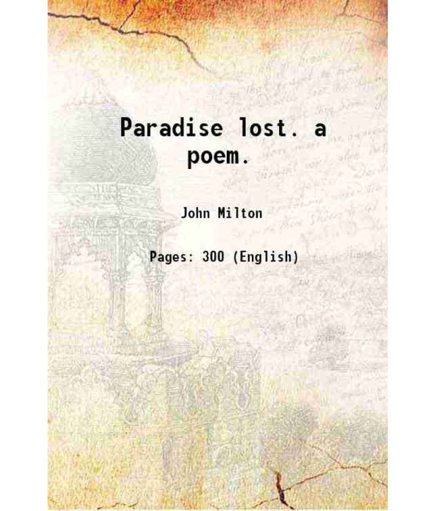     			Paradise Lost. A Poem. 1870