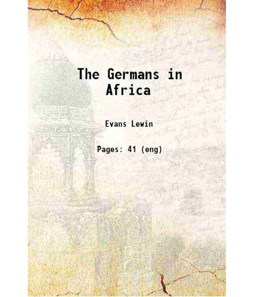     			The Germans In Africa 1914