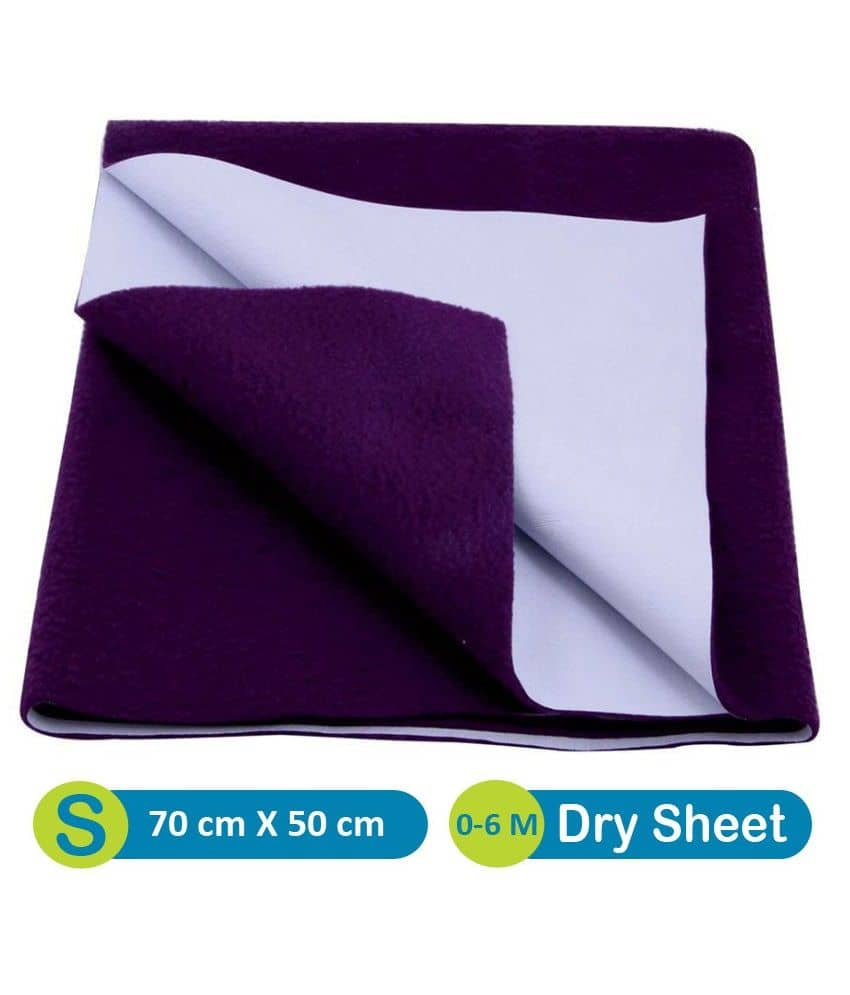 Quick Dry Purple Bed Protector Rubber Sheet Waterproof Sheet