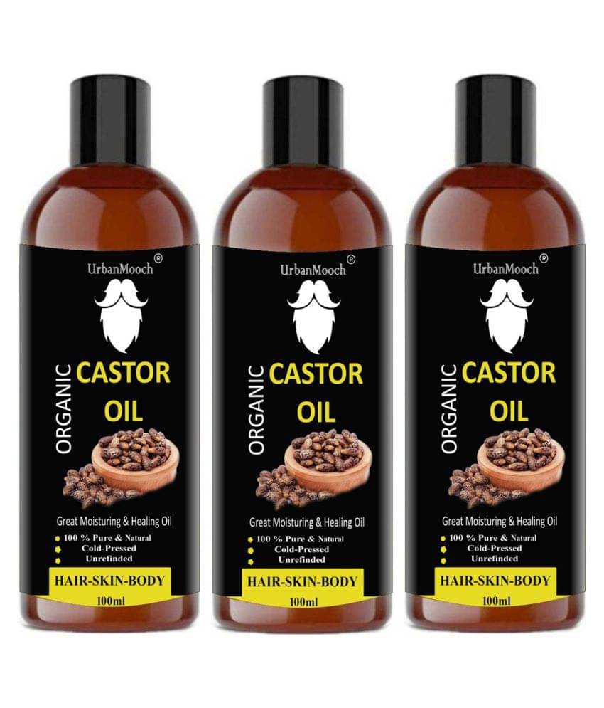     			UrbanMooch - Hair Growth Castor Oil 100 ml ( Pack of 3 )