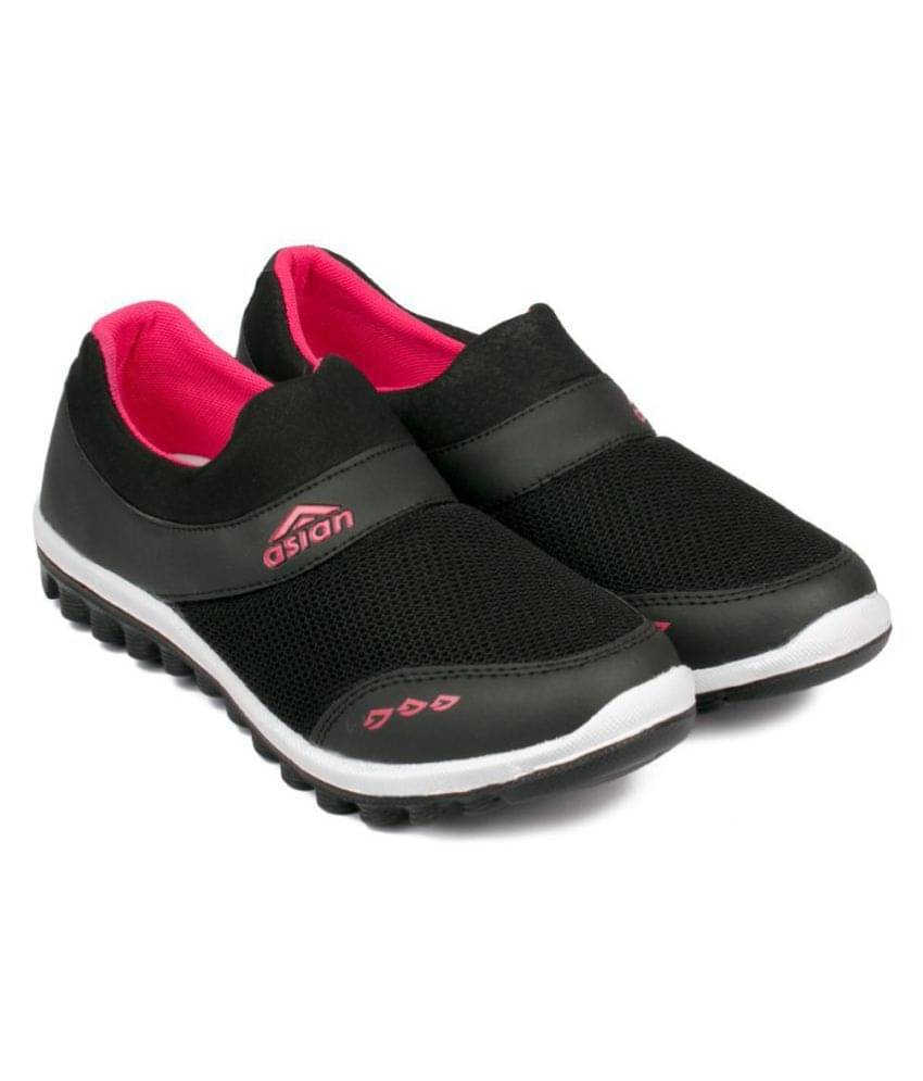     			ASIAN - Black Women's Running Shoes
