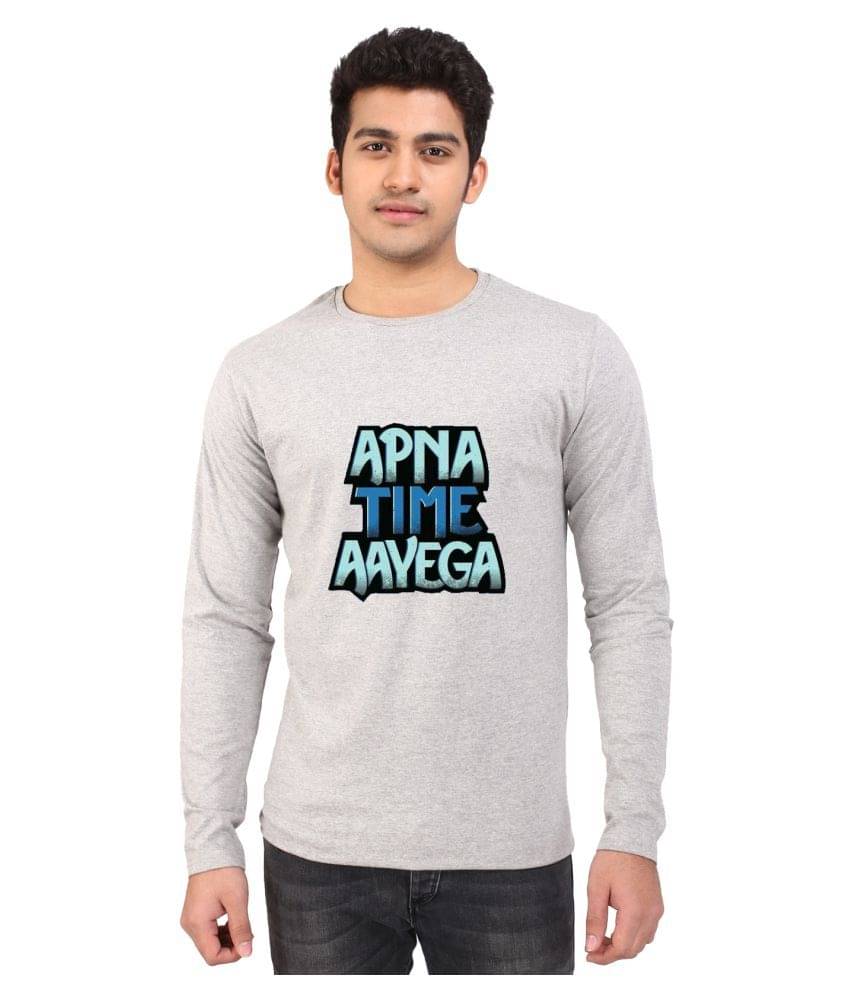     			British Terminal Pack of 1 100 Percent Cotton Regular Fit Men's T-Shirt ( Grey )