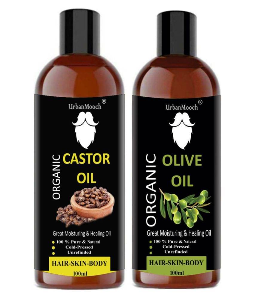 UrbanMooch - Hair Growth Castor Oil 100 ml ( Pack of 2 ) UrbanMooch - Hair Growth Castor Oil 100 ml ( Pack of 2 )