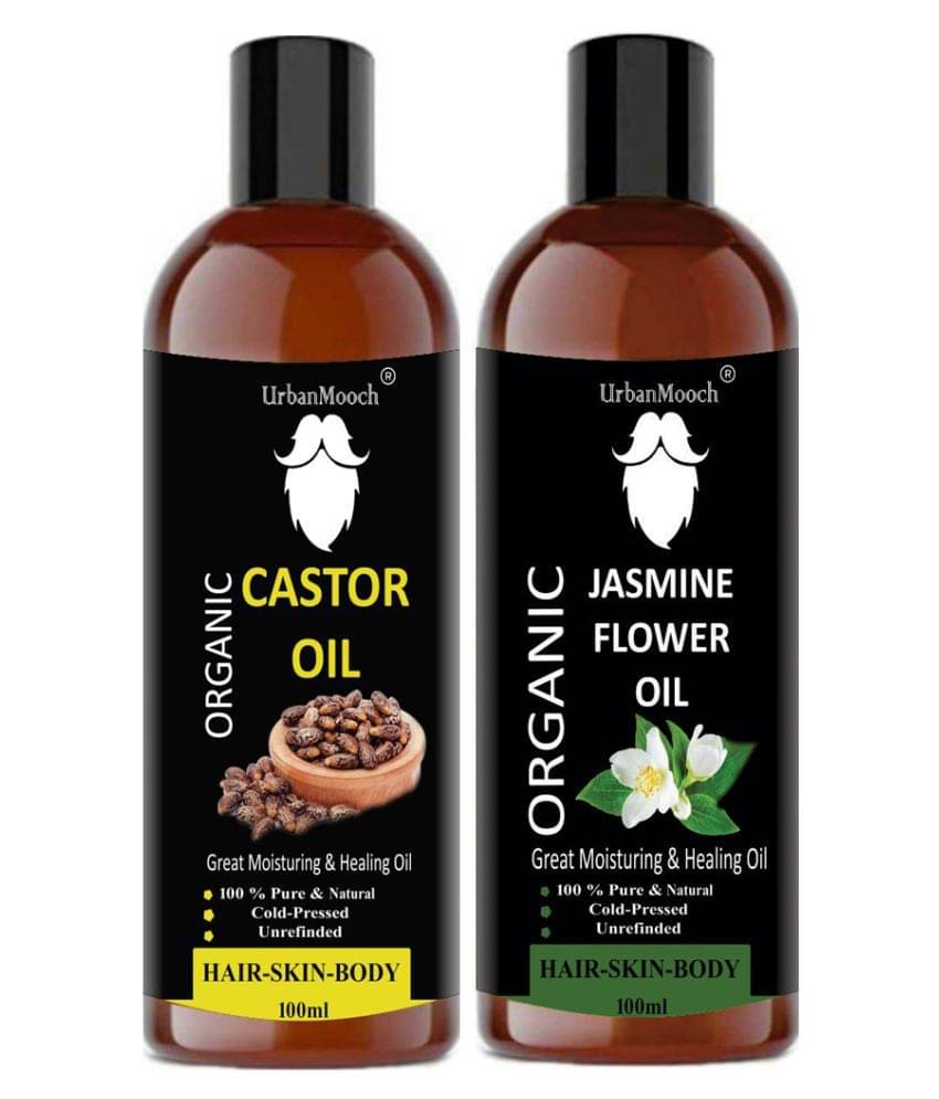 UrbanMooch - Hair Growth Castor Oil 200 ml ( Pack of 2 ) UrbanMooch - Hair Growth Castor Oil 200 ml ( Pack of 2 )