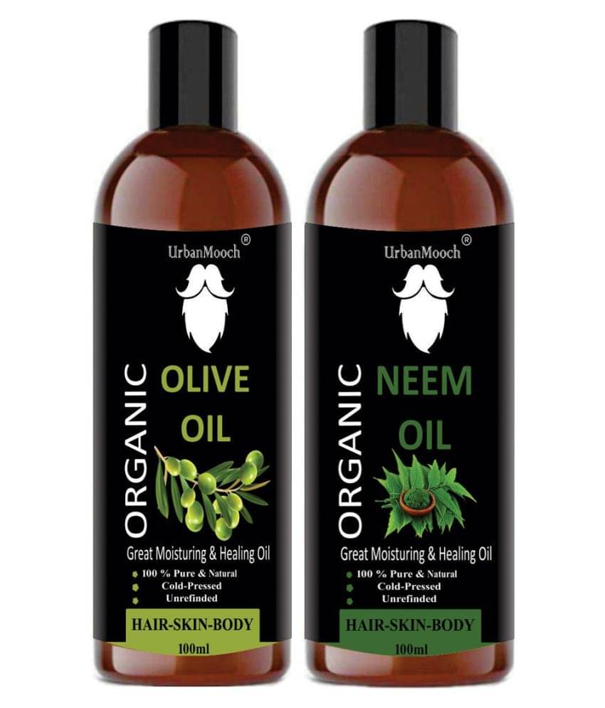     			UrbanMooch 100% Pure & Natural Extra Light Olive Oil & Sesame Oil 200 ml Pack of 2