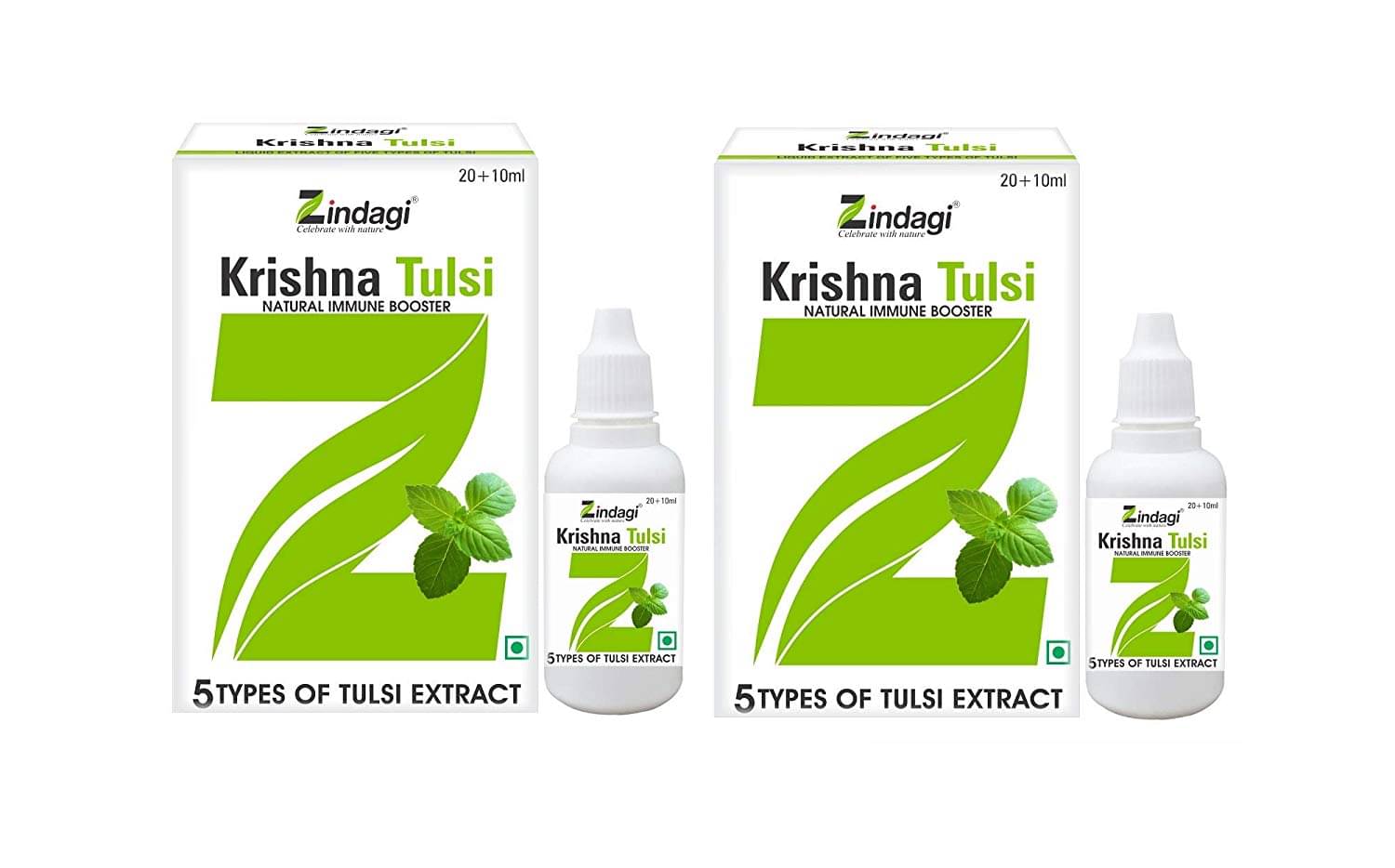 Zindagi Krishna Tulsi Ras - Punch Tulsi Drops - Natural Tulsi Leaves Drops 20 ml Pack of 2 Zindagi Krishna Tulsi Ras - Punch Tulsi Drops - Natural Tulsi Leaves Drops 20 ml Pack of 2