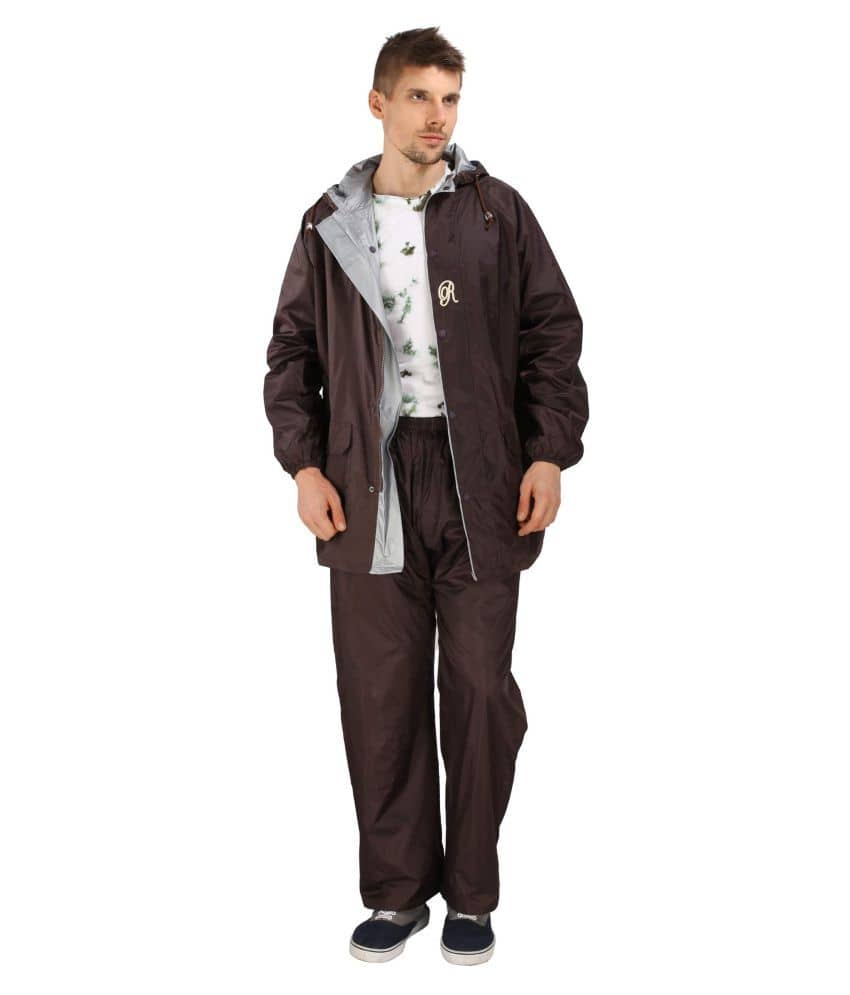 Goodluck Brown Rain Suit