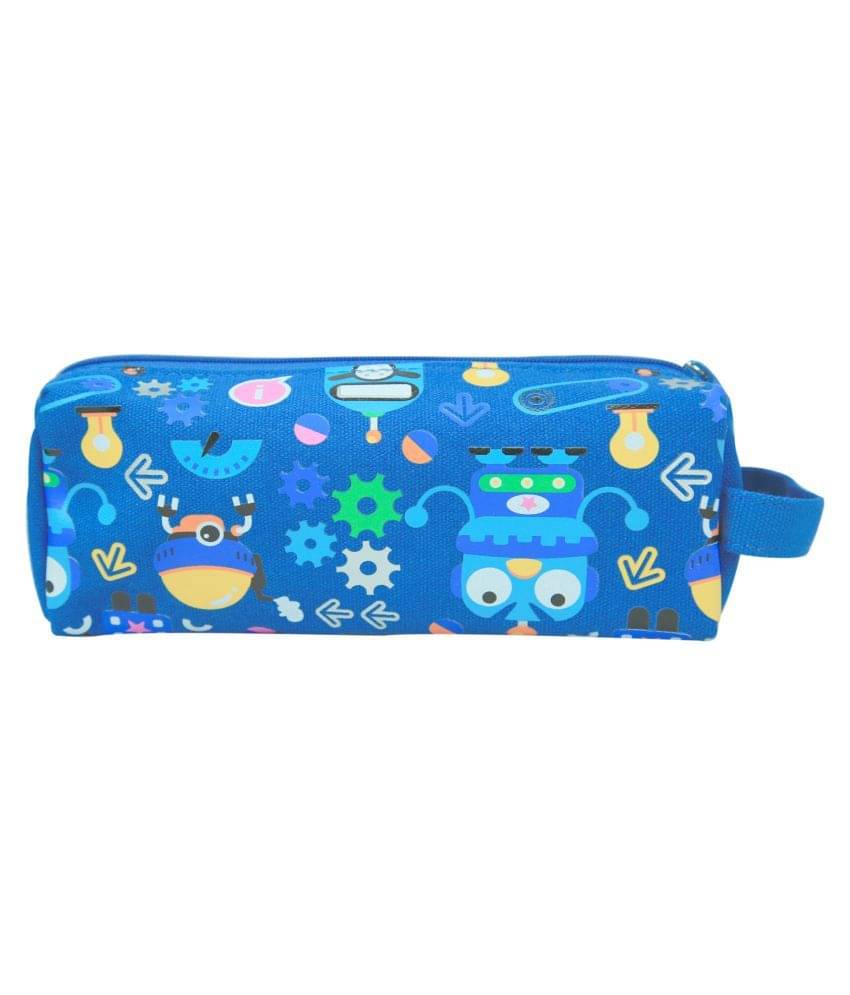 Smily Pencil Pouch (Blue) |kids & School pencil Pouch | Stylish pencil pouch for Girls & Boys | Pencil Case for kids Smily Pencil Pouch (Blue) |kids & School pencil Pouch | Stylish pencil pouch for Girls & Boys | Pencil Case for kids