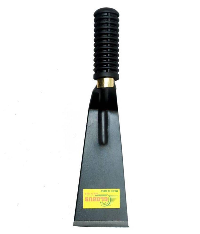     			GLOBUS STEEL GARDEN KHURPA 3"( 75 MM ) ORANGE/ BLACK COLOUR FINISH.