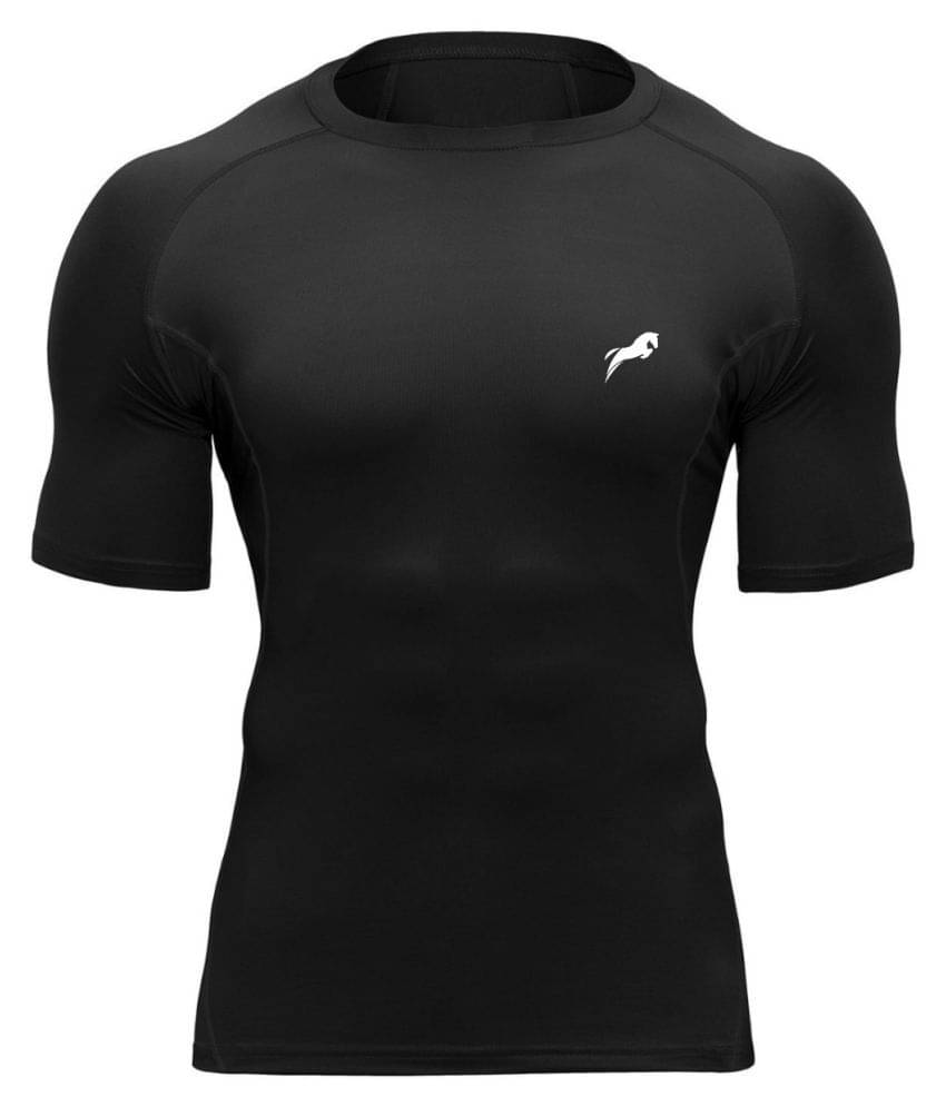     			Rider Compression T-Shirt, Top Half Sleeve Plain Athletic Fit Multi Sports Cycling, Cricket, Football, Badminton, Gym, Fitness & Other Outdoor Inner Wear