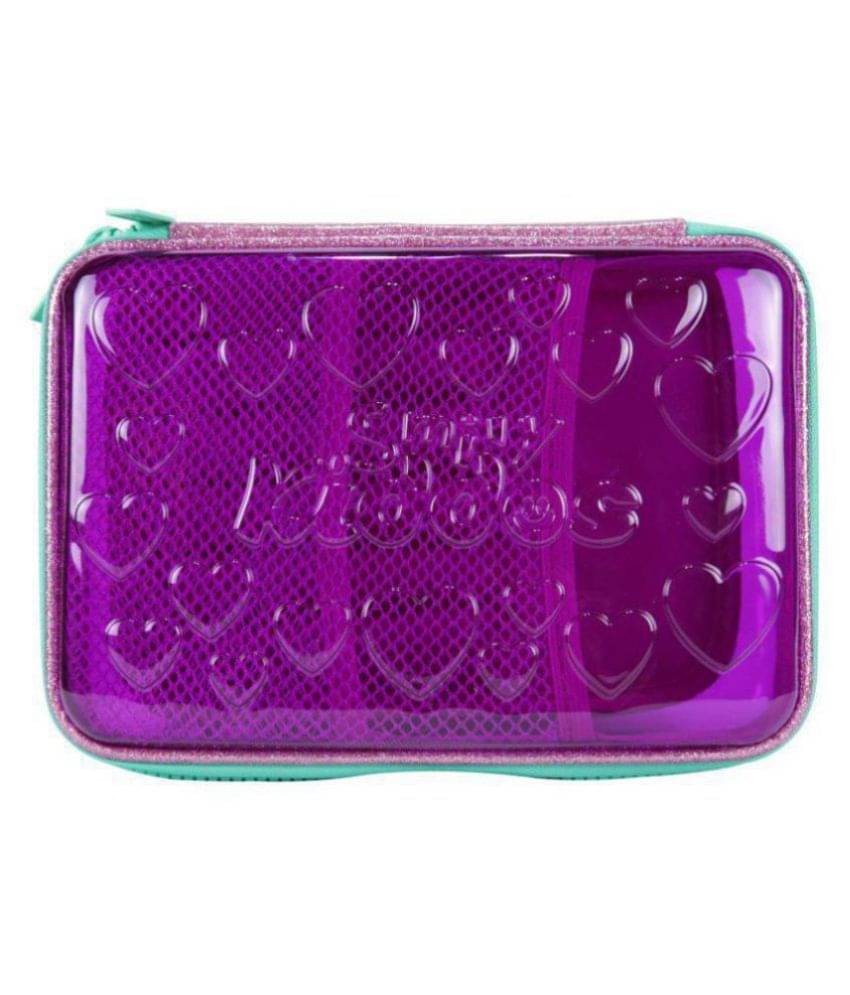     			Smily PVC Pencil case (Purple) | Pencil Case For girls stylish| pencil case for Boys & Girls | Kids Pencil Case |  School pencil case |  stationery items | pen and pencil case | cute pencil case | Birthday Gift for kids