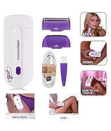 Reena Fashions YES Finishing Touch 1 Pcs Beard Trimmer ( White & Purple )