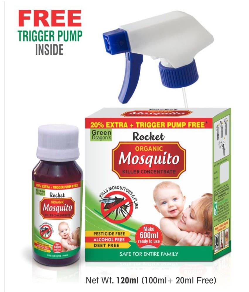     			Green Dragon Mosquito Repellent Spray Rocket  Killer Concentrate 120 ml