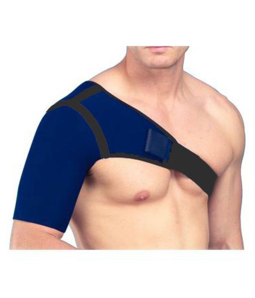     			Witzion Shoulder Support Shoulder Brace Blue/Black-Right Free Size