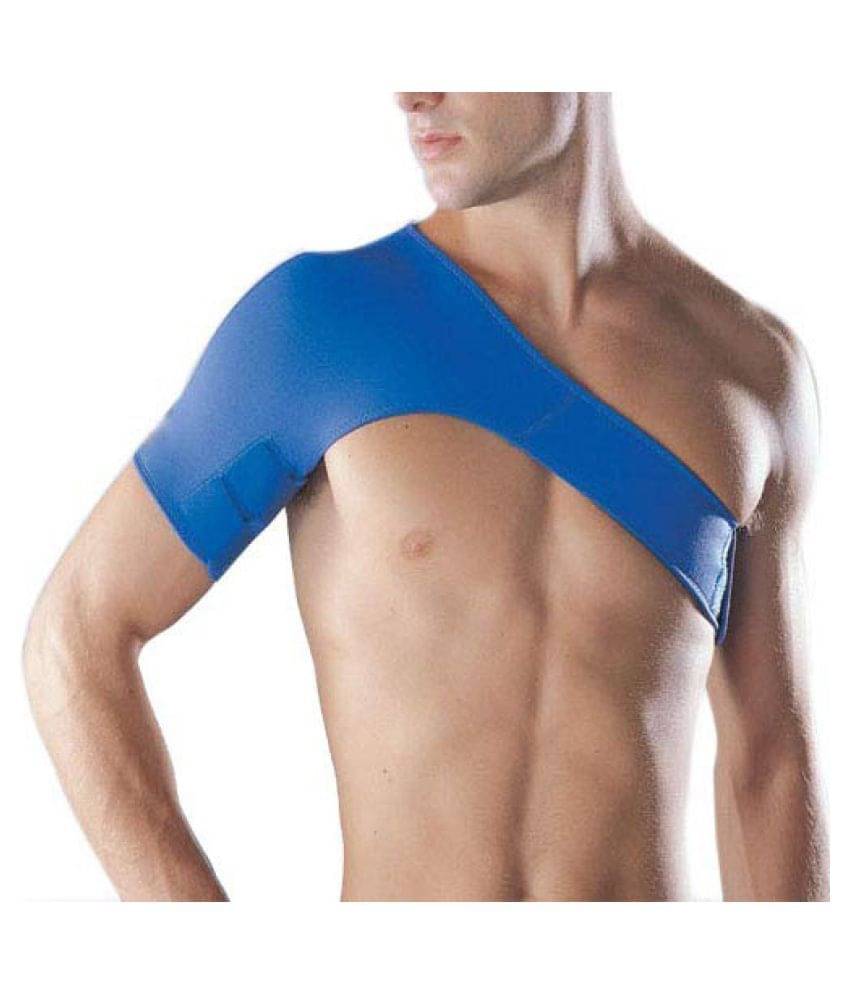 Witzion Shoulder Support Shoulder Brace Blue - Right Free Size Witzion Shoulder Support Shoulder Brace Blue - Right Free Size