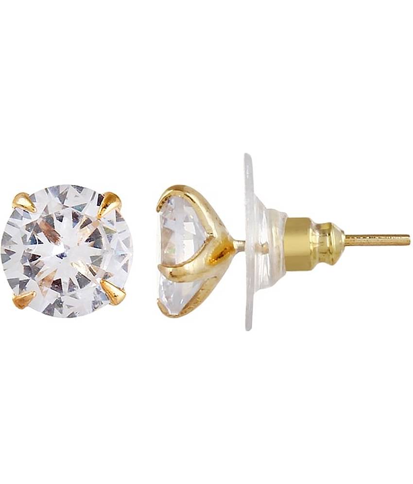 Youbella American Diamond Alloy Golden Bangle Set