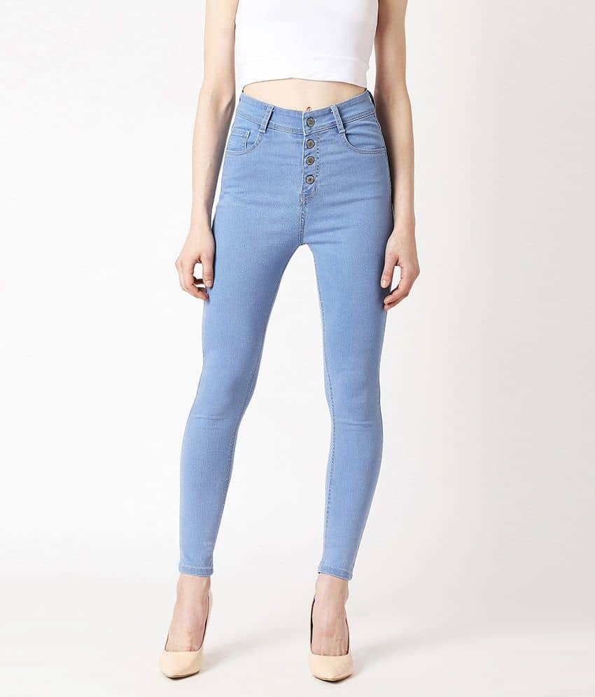 Miss Chase Denim Jeans - Blue - Jeans | Buy online on ZillyBuy