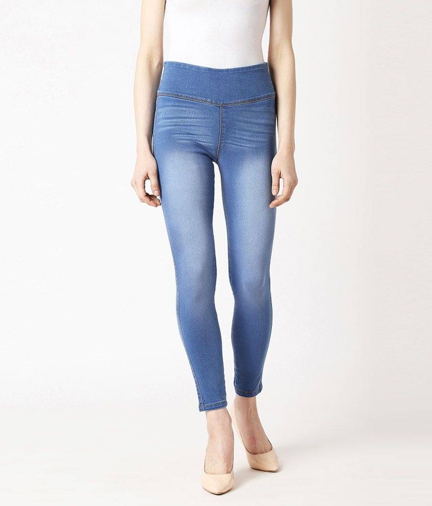     			Miss Chase Denim Jeggings - Blue