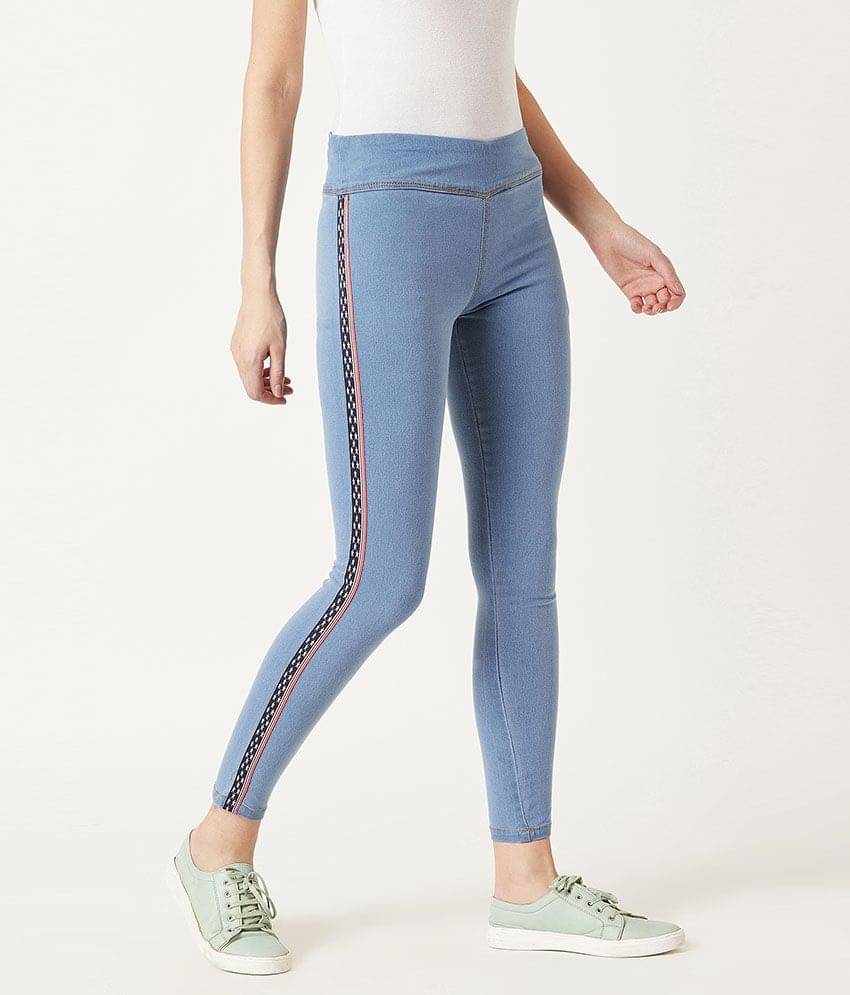     			Miss Chase Denim Jeggings - Blue