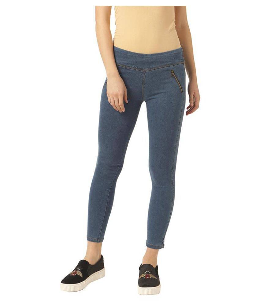     			Miss Chase Denim Jeggings - Blue