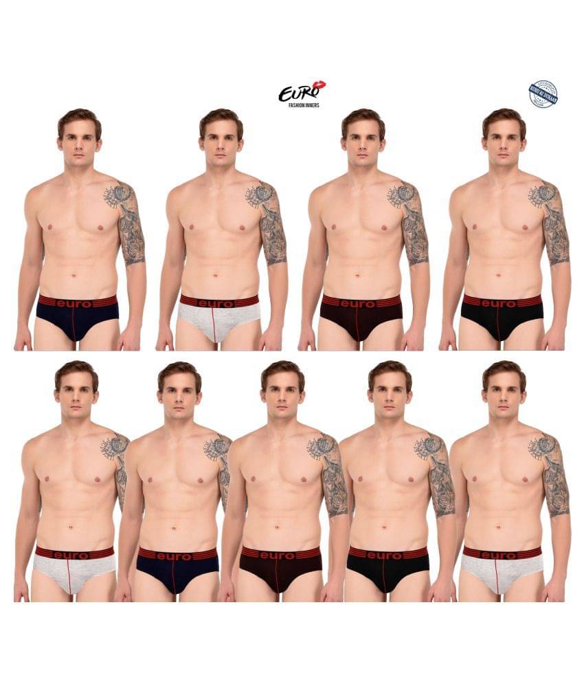 Euro Multi Brief Pack of 9 Euro Multi Brief Pack of 9