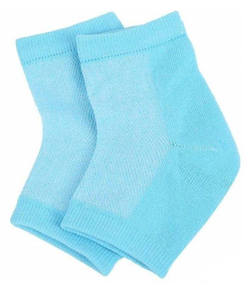 Anti heel crack set socks pain foot gel relief Heel Support  (1Pc) Multi Color - Socks | Buy online on ZillyBuy