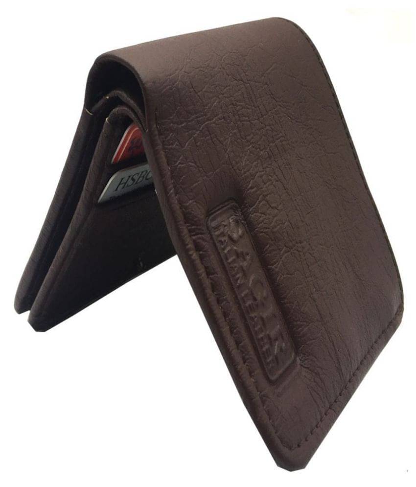     			SAGIR ITALIAN LEATHER Leather Brown Casual Regular Wallet