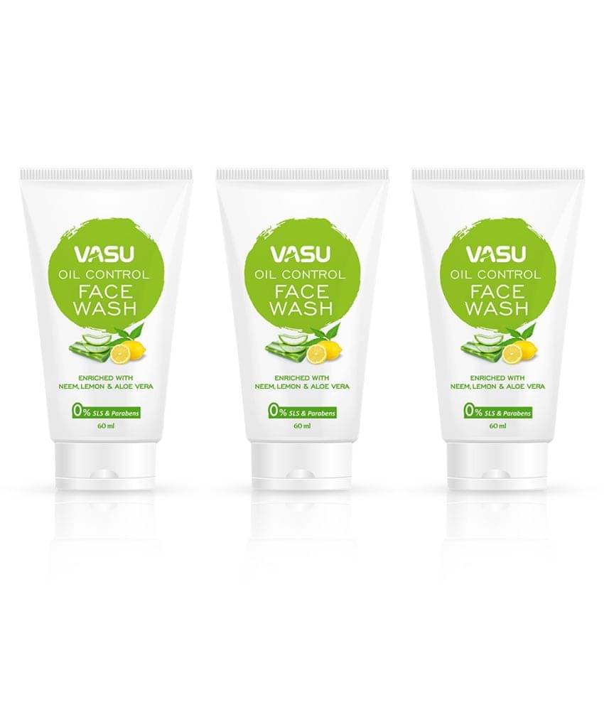    			Vasu - Excess Oil Removal Face Wash For Normal Skin ( Pack of 3 )