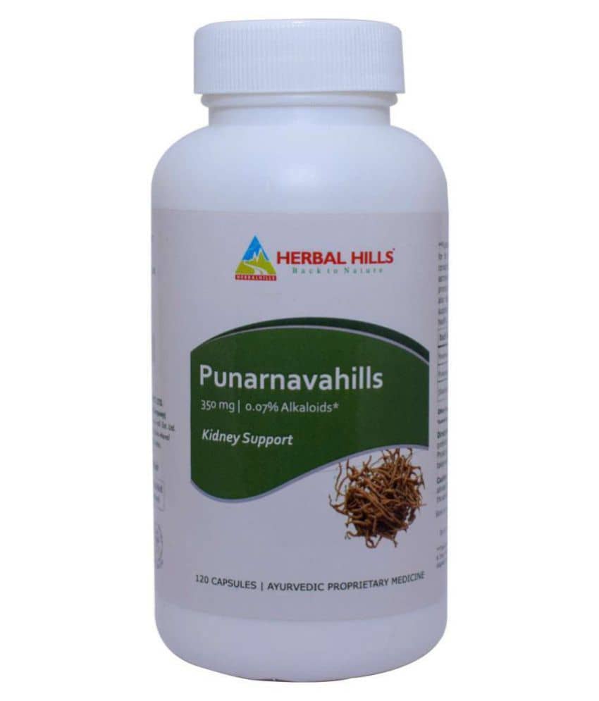 Herbal Hills Punarnavahills 120 Capsule 350 Mg