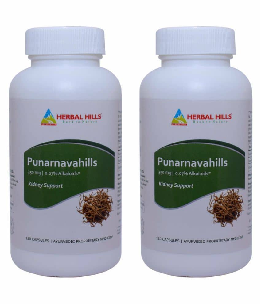 Herbal Hills Punarnavahills 120 (Pack of 2) Capsule 350 Mg