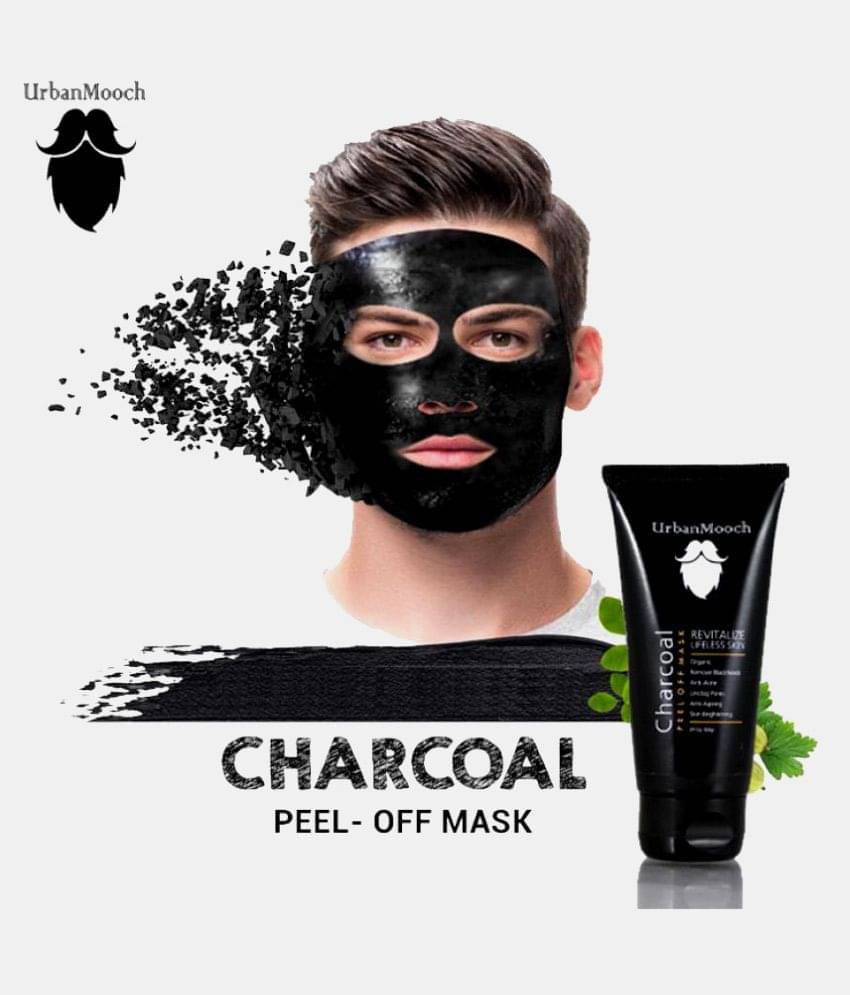 UrbanMooch Charcoal Peel Off Mask For Men & Women 60 gm UrbanMooch Charcoal Peel Off Mask For Men & Women 60 gm