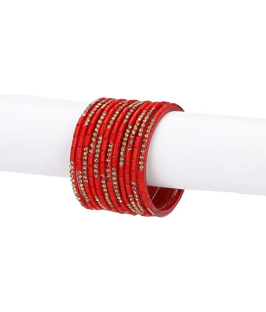 AFAST - Red Bangle Set (Pack of 1) - Bangles & Bracelets | Buy online on ZillyBuy