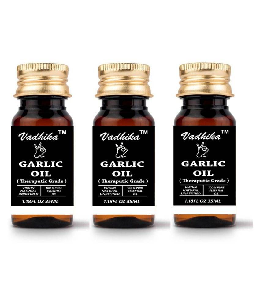 Vadhika 100 & Pure Garlic Essential Oils 105 ml Pack of 3 Vadhika 100 & Pure Garlic Essential Oils 105 ml Pack of 3