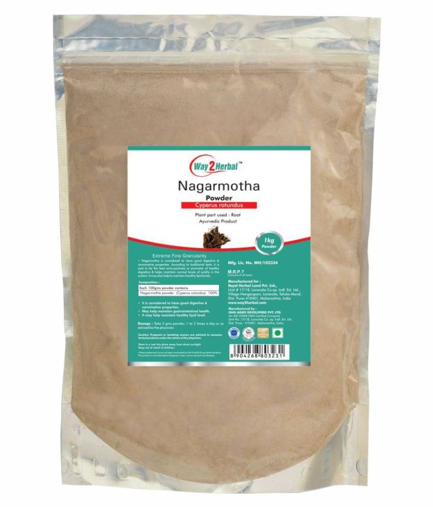     			Way2Herbal Nagarmotha    Powder 1 kg