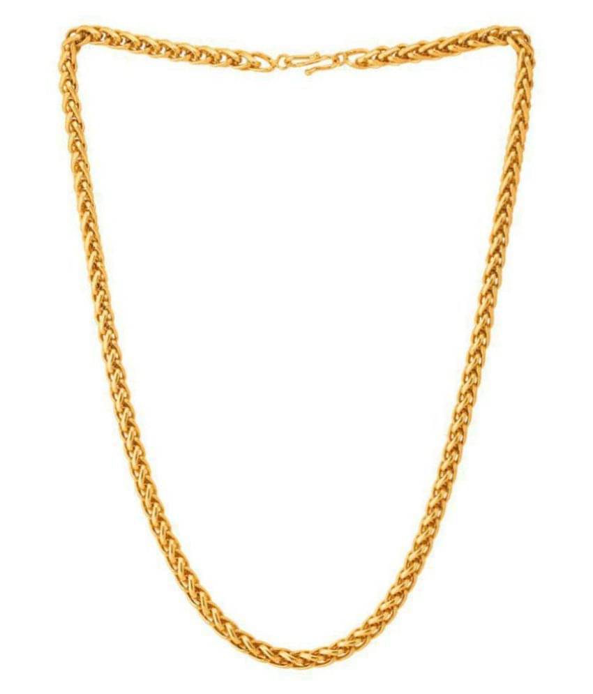     			shankhraj mall Gold Plated Chain ( Set of 1 )