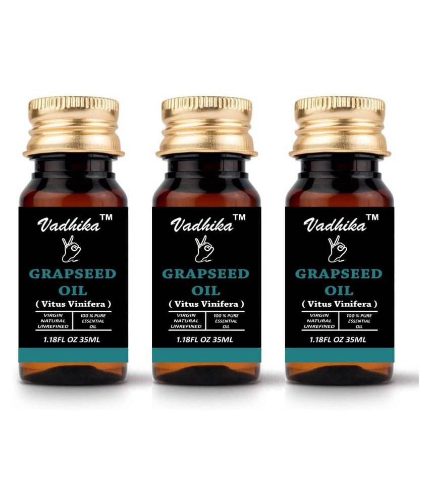     			Vadhika Premium Grapeseed oil Essential Oil 105 ml Pack of 3