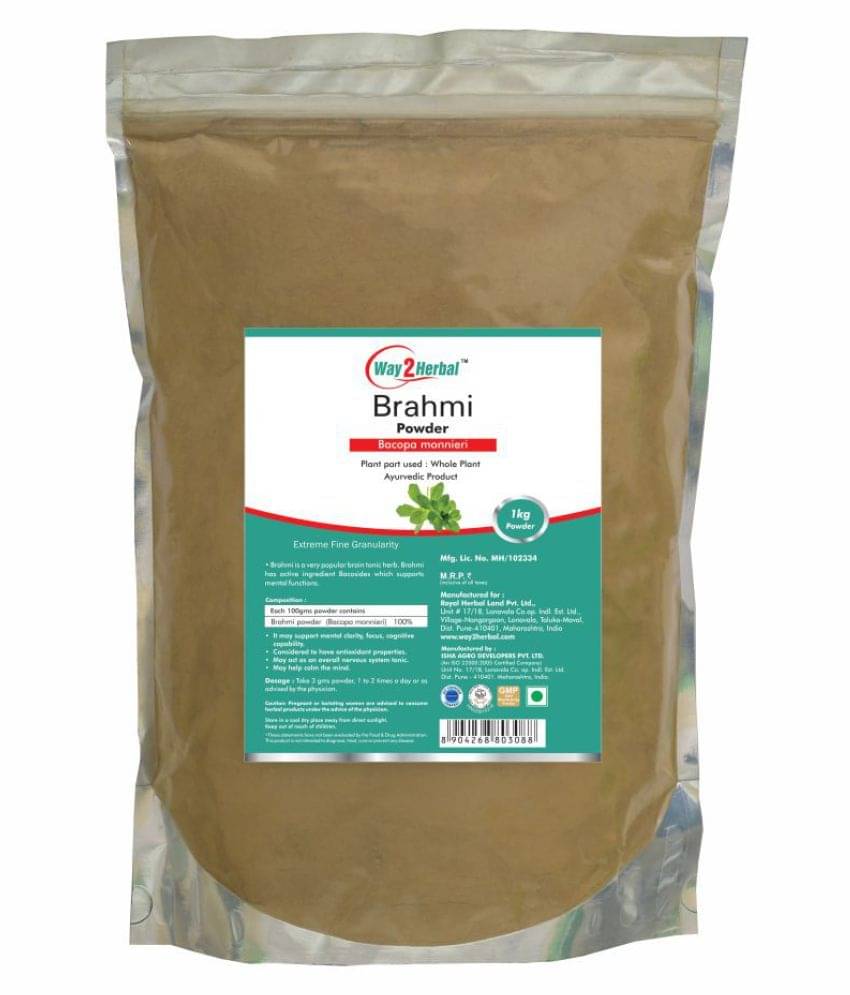Way2Herbal Brahmi    Powder 1 kg     			Way2Herbal Brahmi    Powder 1 kg