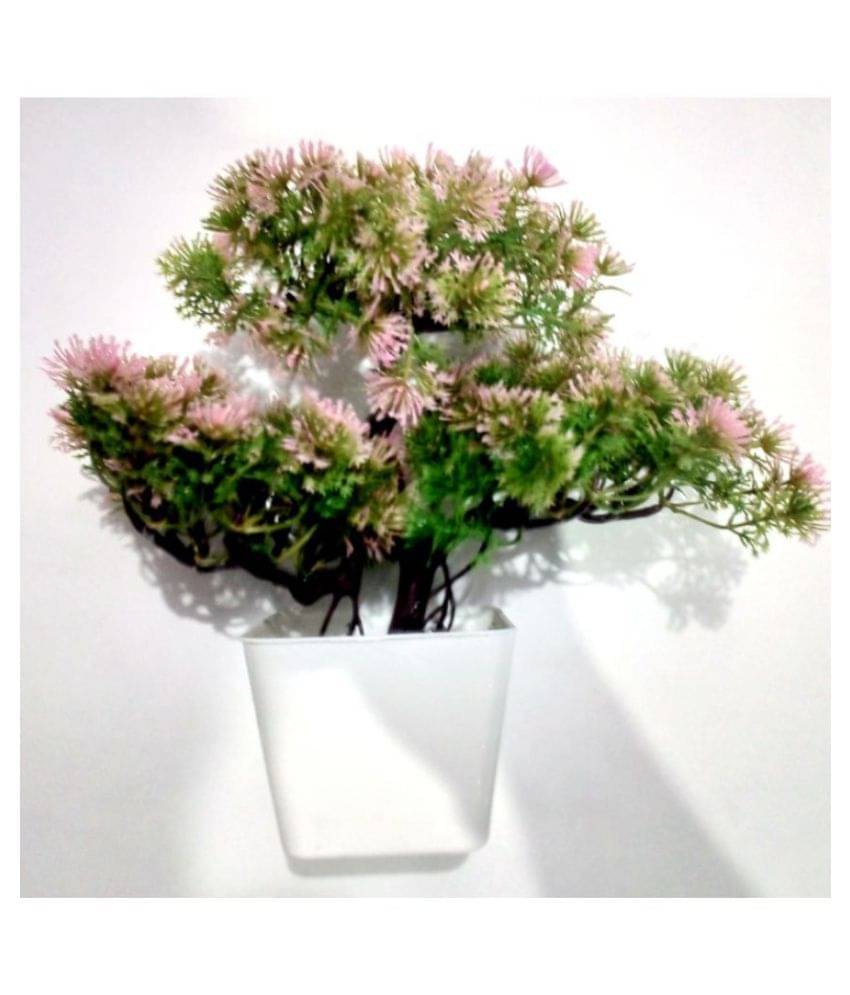 Green plant indoor Artificial wild bonsai Plants Multicolour Artificial Plants Bunch Plastic - Pack of 1 Green plant indoor Artificial wild bonsai Plants Multicolour Artificial Plants Bunch Plastic - Pack of 1