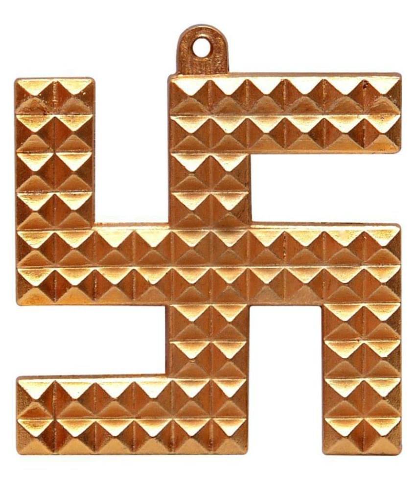     			Nitin collection ellow Iron Astdhatu Big Swastik Pyramid