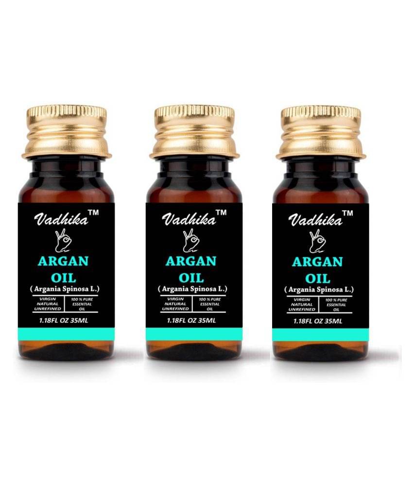     			Vadhika Argan Oil For Healthy Hair, Skin & Nails 105 ml Pack of 3