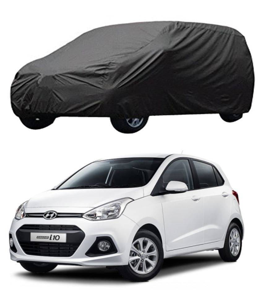     			Autoretail Grey Color Car Cover Polyster For Hyundai Grand I10