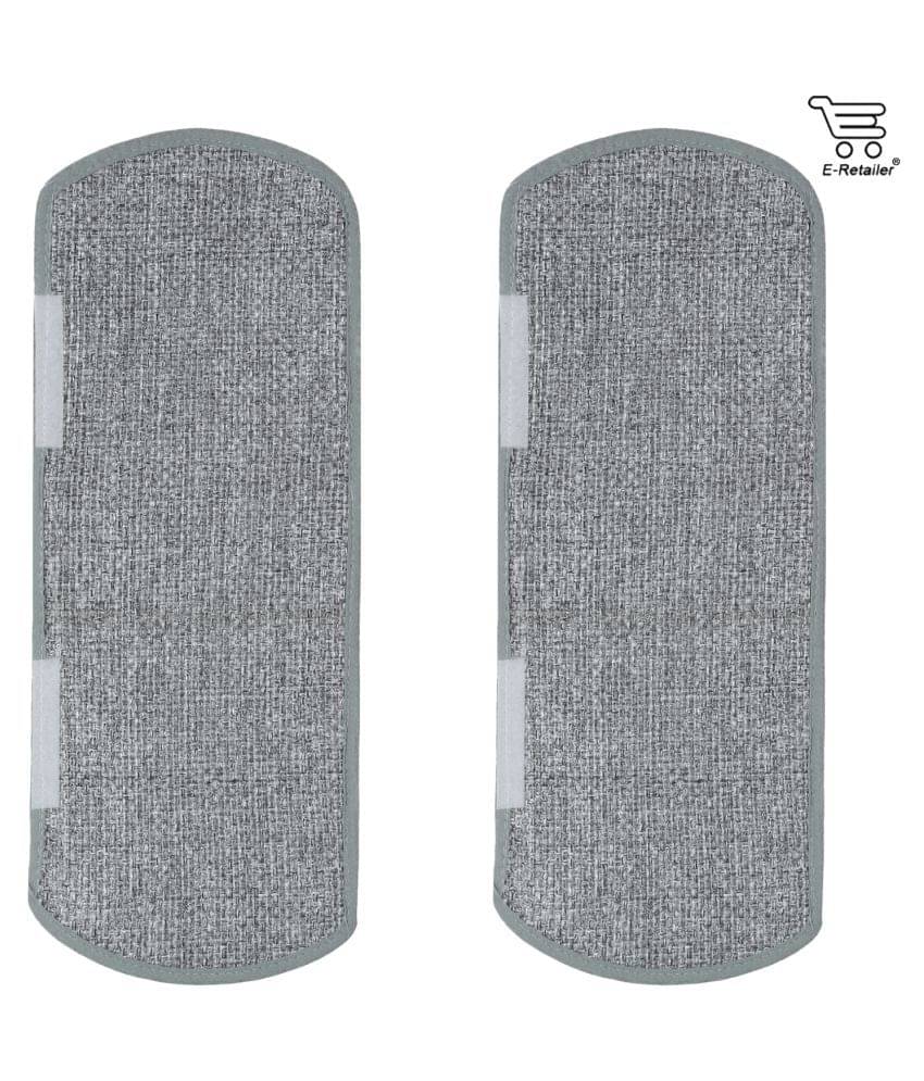     			E-Retailer Set of 2 Polyester Gray Fridge Handle Cover