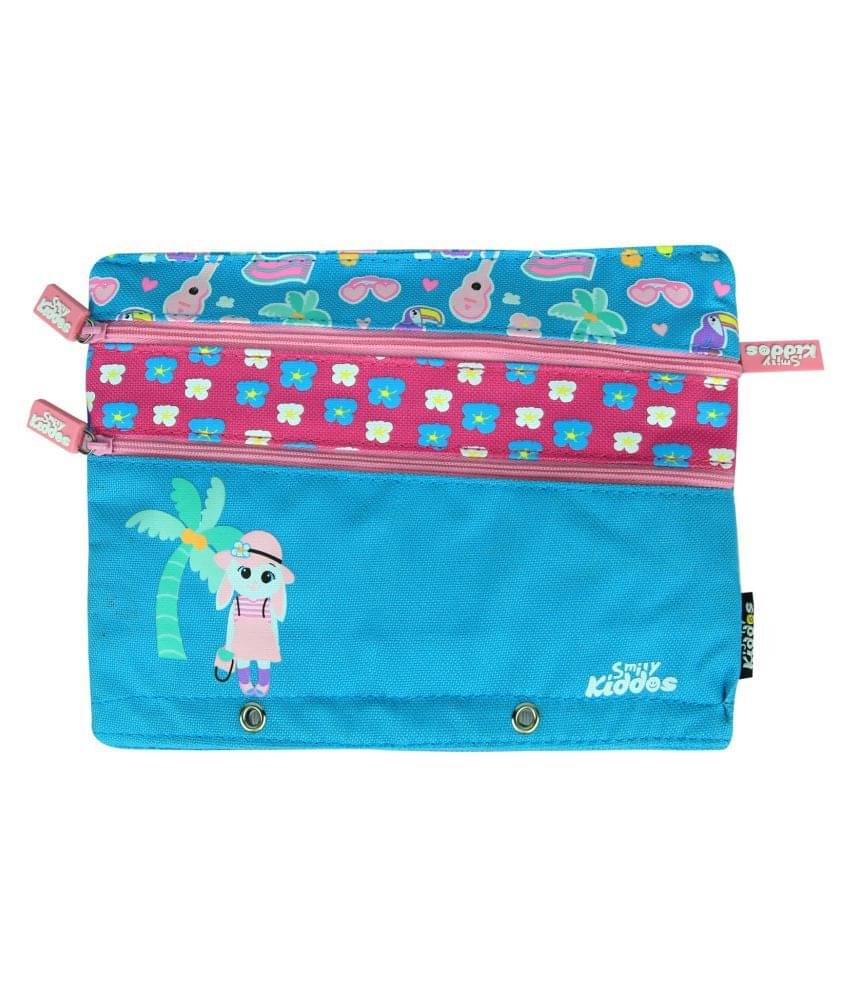     			Smily Kiddos | Fancy a5 pencil case (Light blue) | Kids pencil case | school pencil case | Light Blue Pencil case | Kids pencil Pouch | Pencil pouch for kids | Online Pencil pouch