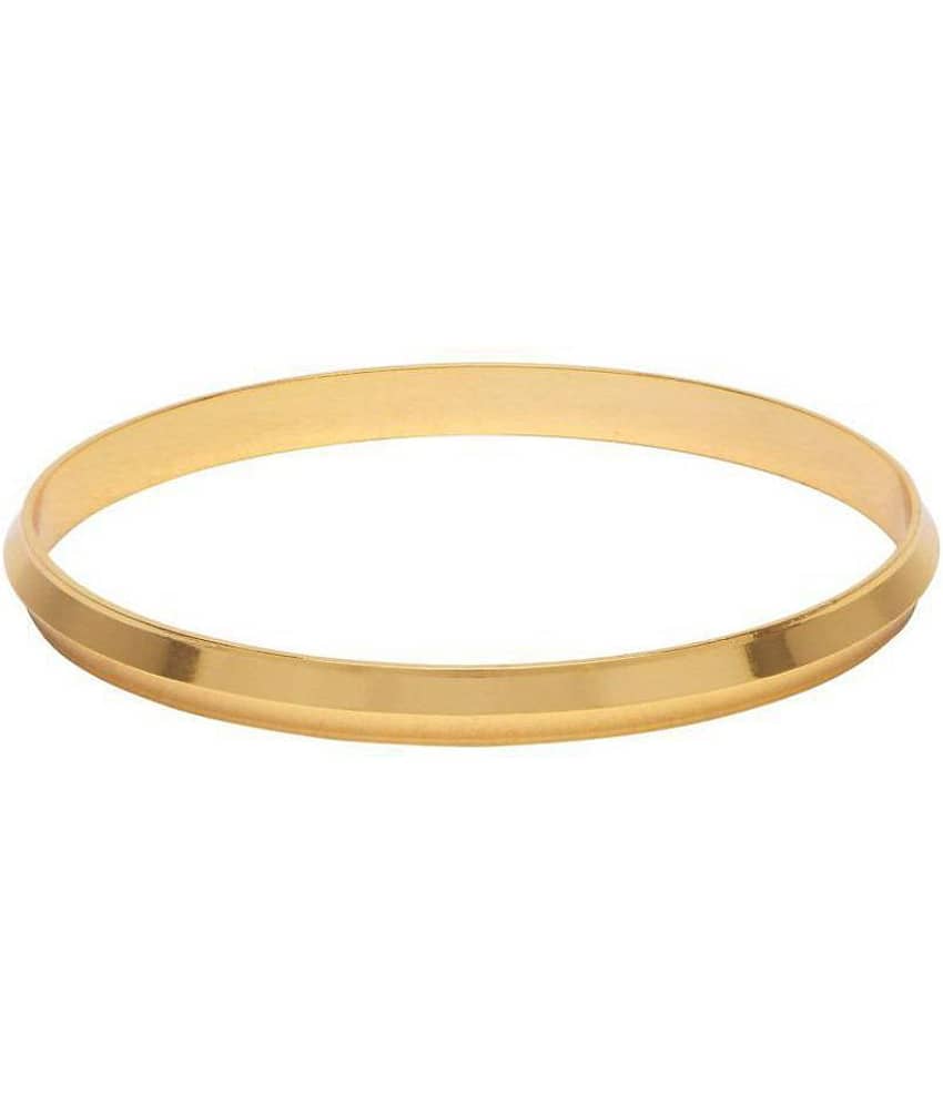 shankhraj mall gold plated sikhi style brass kada braselet for men(2-12)-10062 - Bangles & Bracelets | Buy online on ZillyBuy