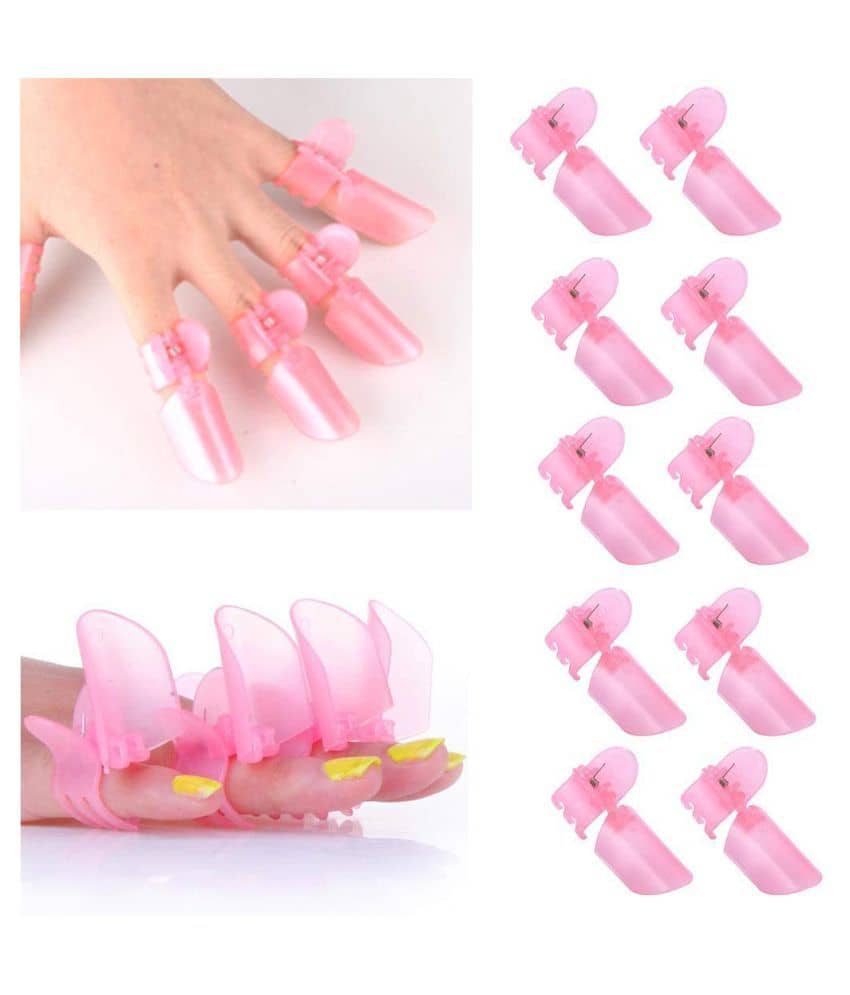 FOK Nail Polish Shield Protector Clip Nails Set of 10 50 g