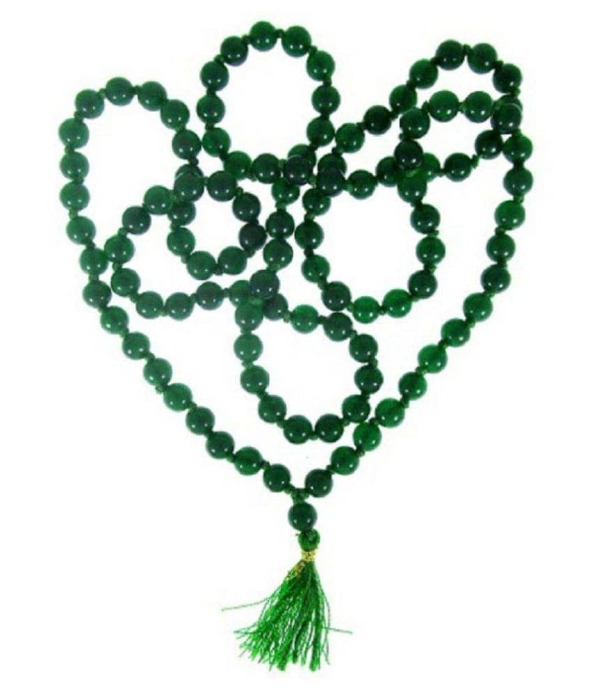     			Green Hakik Mala (Agate) Stone Necklace