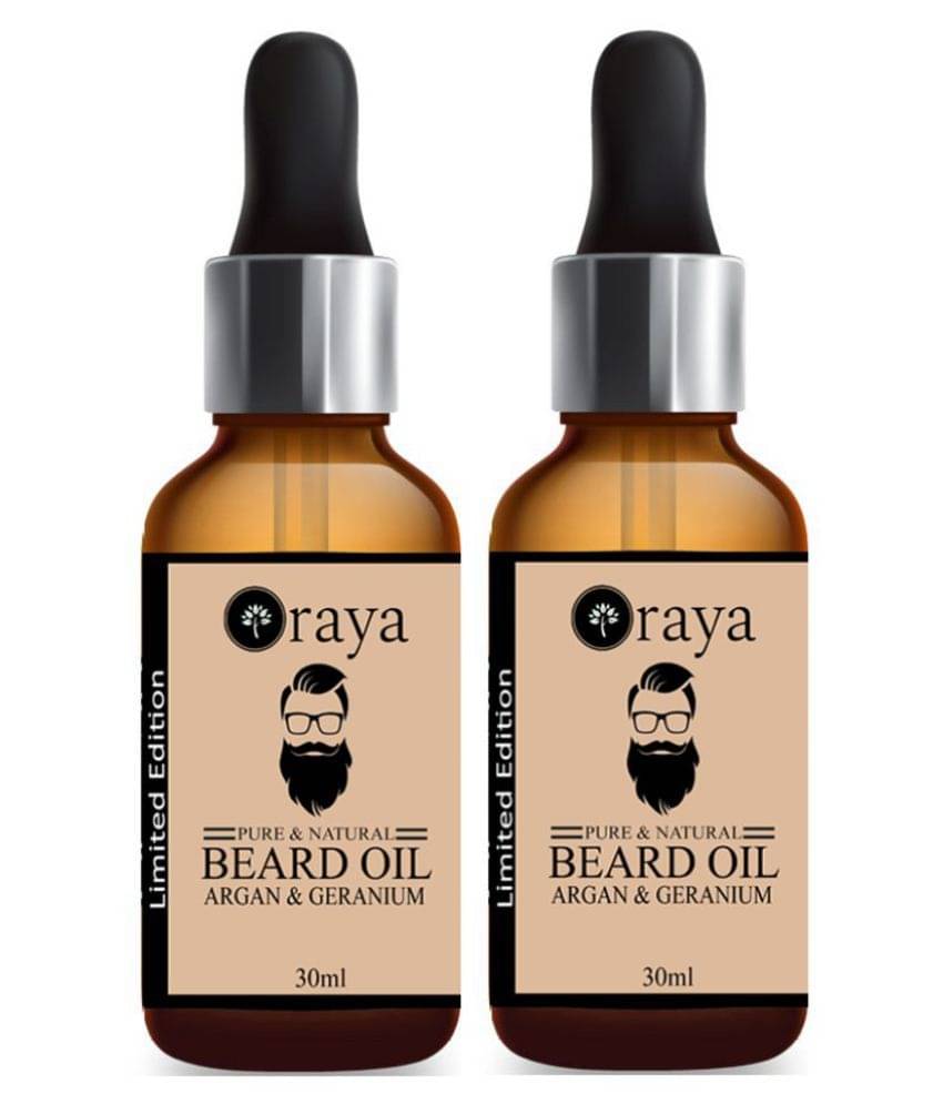     			ORAYA Faster Beard Oil For Growth 60 ml Pack of 2